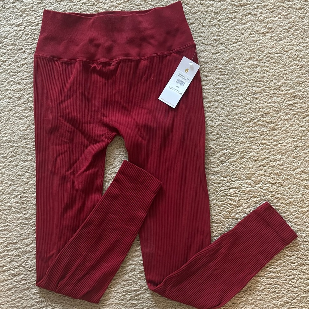 Spiritual Gangster ribbed leggings M/L